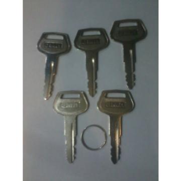 5X FIVE 787 Komatsu Key&#039;s for  Plant Equipment Heavy Duty fast dispatch get them