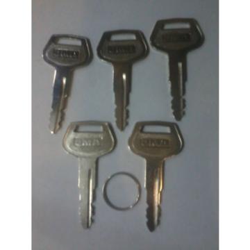 5X FIVE 787 Komatsu Key&#039;s for  Plant Equipment Heavy Duty fast dispatch get them