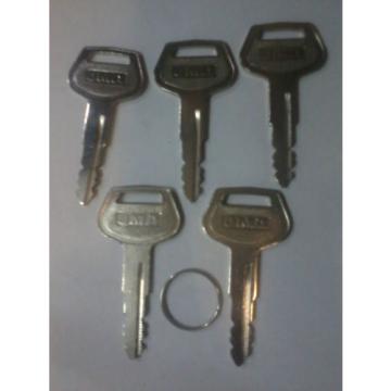 5X FIVE 787 Komatsu Key&#039;s for  Plant Equipment Heavy Duty fast dispatch get them