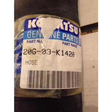 New OEM Komatsu Excavator Genuine Parts Coolant Hose 20G-03-K1420 Warranty!