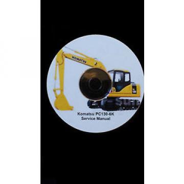 KOMATSU PC130-6K EXCAVATOR SERVICE MANUAL ON CD *FREE POSTAGE*