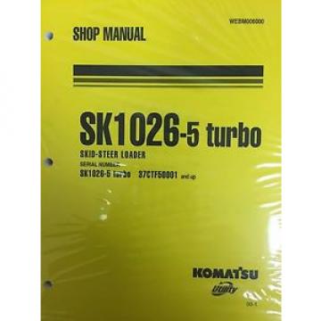 Komatsu Service SK1026-5 TURBO SHOP REPAIR Manual