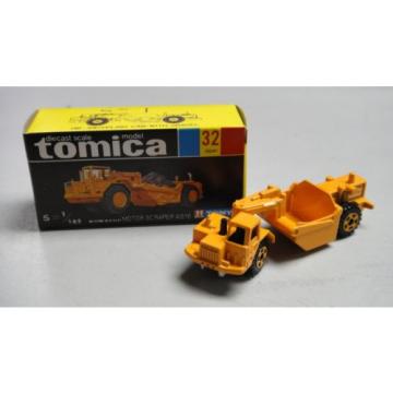 VINTAGE TOMICA 32 KOMATSU MOTOR SCRAPER WS16 MADE IN JAPAN RARE