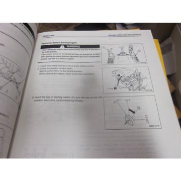 Komatsu PC228US-3 PC228USLC-3 Excavator Operation &amp; Maintenance Manual 2004