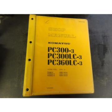 Komatsu PC300-3 PC300LC-3 PC360LC-3 Excavator Shop Manual