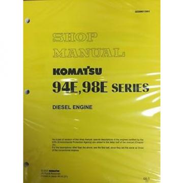 Komatsu 94E 98E Series Engine Factory Shop Service Repair Manual