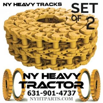 TWO KM727/37 37 LINK LUBRICATED TRACK CHAIN FITS KOMATSU D31A-17 DOZER