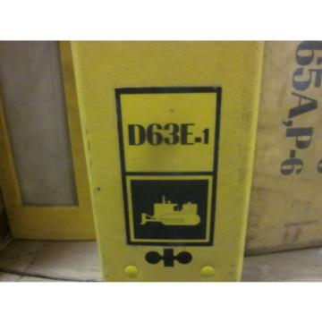 Komatsu D63E-1 Bulldozer Repair Shop Manual