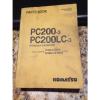 Komatsu PC200-3, PC200LC-3 Hydraulic Excavator Parts Book Volume II #1 small image