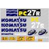 KOMATSU PC27R DIGGER DECAL STICKER SET