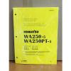 Komatsu WA250-5, WA250PT-5 Wheel Loader Shop Service Repair Manual