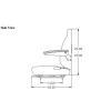 Seat Assembly for Komatsu Wheel Loader WA30-2 WA40-3 WA70-1 WA80-3 WA100-1