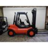 2000 LINDE H45D 10000 LB DIESEL FORKLIFT PNEUMATIC 108/225 3 STAGE MAST 3856