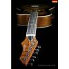 40` Westerngitarre Jane sunburst, breiter Hals, Decke Fichte Korp. Linde Cut EQ,