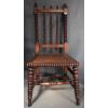 Antique German Sausage Turned Walnut Childs Chair Jenny Linde 1830 Photographers