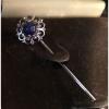 Vintage Blue Linde Star Sapphire Sterling Silver Cravat Stick Pin