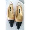 Susan van der Linde Marguerite Camel Leather Slingback Heel -39 1/2 Retail $695