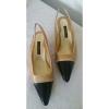 Susan van der Linde Marguerite Camel Leather Slingback Heel -39 1/2 Retail $695