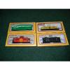 HO scale 4 car Life Like Lot Linde Box Hudson Tanker Santa Fe caboose Erie Hoppr