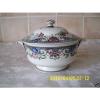 Minton M &amp; Co Linde Pattern Floral Lidded Sauce Tureen