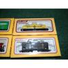 HO scale 4 car Life Like Lot Linde Box Hudson Tanker Santa Fe caboose Erie Hoppr