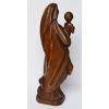 Große Holz Skulptur Linde geschnitzt Maria Muttergottes Madonna mit Kind 54 cm