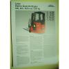 Sales Brochure Original Prospekt Linde Elektro-Quersitz-Stapler L 6ZT,L8ZT,L10ZT