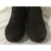 BearTraps &#039;Cammy&#039; Ankle Boots Brown Suede Faux Fur Linde Size 7.5M