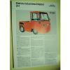 Sales Brochure Original Prospekt Linde Elektro-Industrieschlepper P 200 #1 small image