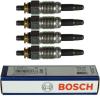 4X Original BOSCH Glühkerzen 0 250 201 032 Duraterm