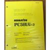 Komatsu Service PC58UU-3 Excavator Shop Repair Manual #1 small image