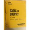 KOMATSU D39EX-21 D39PX-21 BULLDOZER SHOP MANUAL S/N 1001 &amp; UP #2 small image