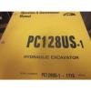 Komatsu PC128US-1 Hydraulic Excavator Operation &amp; Maintenance Manual #1 small image