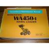 Komatsu WA450-1 OPERATION MAINTENANCE MANUAL WHEEL LOADER OPERATOR GUIDE BOOK