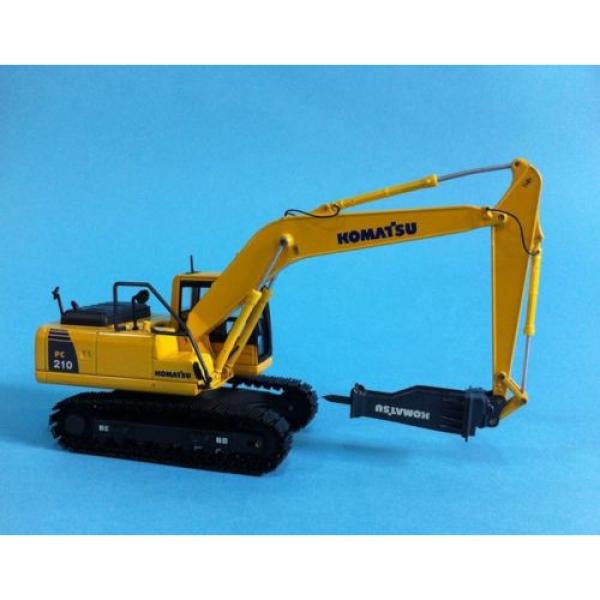 UH Universal Hobbies 1:50 Komatsu PC210 Tractor Hammer Drill #4 image