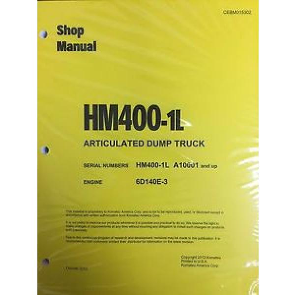 Komatsu HM400-1L Shop Service Manual Articulated Dump Truck #1 image