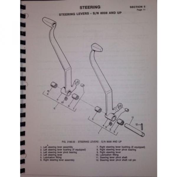 International Dresser Komatsu TD15E Dozer Crawler CHASSIS Shop SERVICE Manual IH #6 image