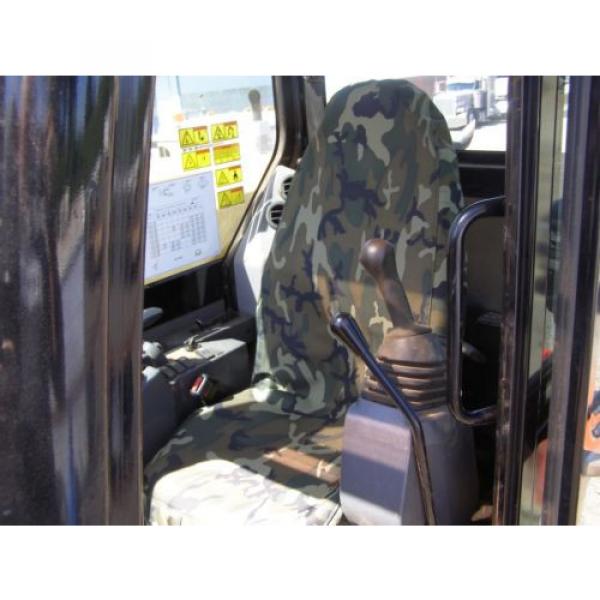 CAMO EXCAVATOR SEAT COVER HIGH BACK , CAT, JOHN DEERE, CASE, LINK BELT, KOMATSU #2 image