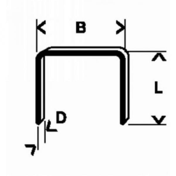 Bosch 2609200216 11.4 X 0.74 X 10 Mm Type 53 Fine Staples #1 image