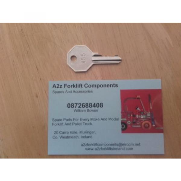 ORIGINAL  455  FORKLIFT KEY. SKYJACK UPRIGHT, ROCLA  LINDE STILL BT #1 image