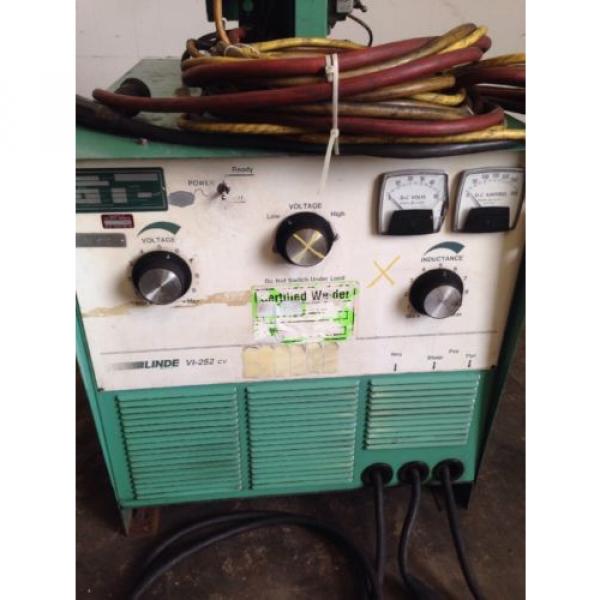 Linde VI-252 CV Welder Power Supply W/Linde Mig-35 Wire Feeder *Nice Setup* #7 image