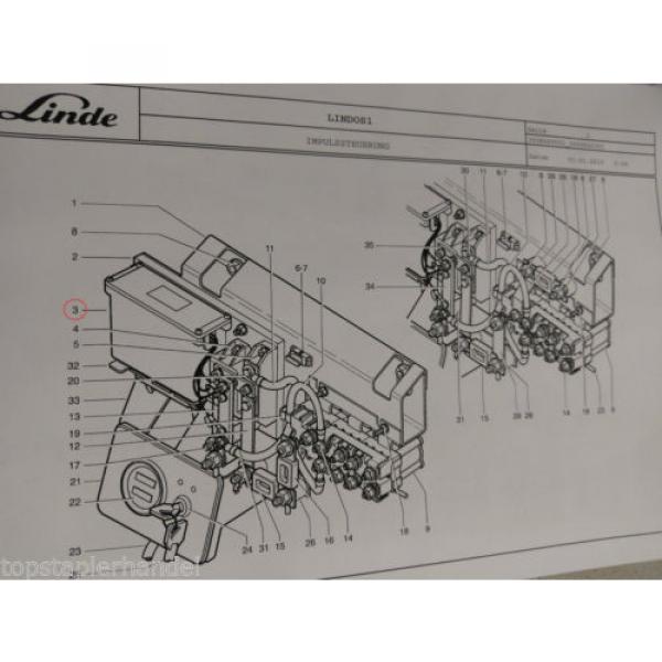 Interruttore Sistema Elettronico Controllo Degli Impulsi Linde No. 3903605034 #2 image