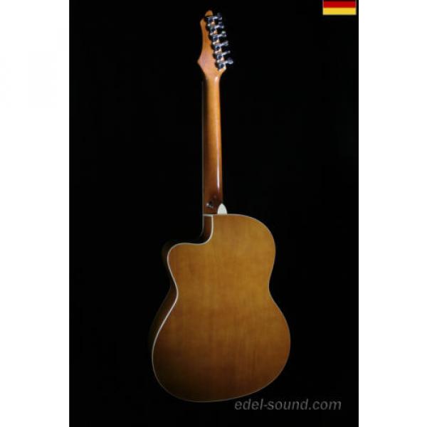 40` Westerngitarre Jane sunburst, breiter Hals, Decke Fichte Korp. Linde Cut EQ, #2 image