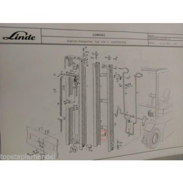 Soupape Surpression Flux Linde No. 0009442339 Type E20/25/30 H20/25/30 #3 image