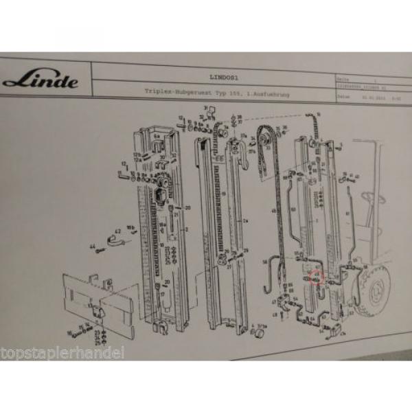 Soupape Surpression Flux Linde No. 0009442339 Type E20/25/30 H20/25/30 #4 image