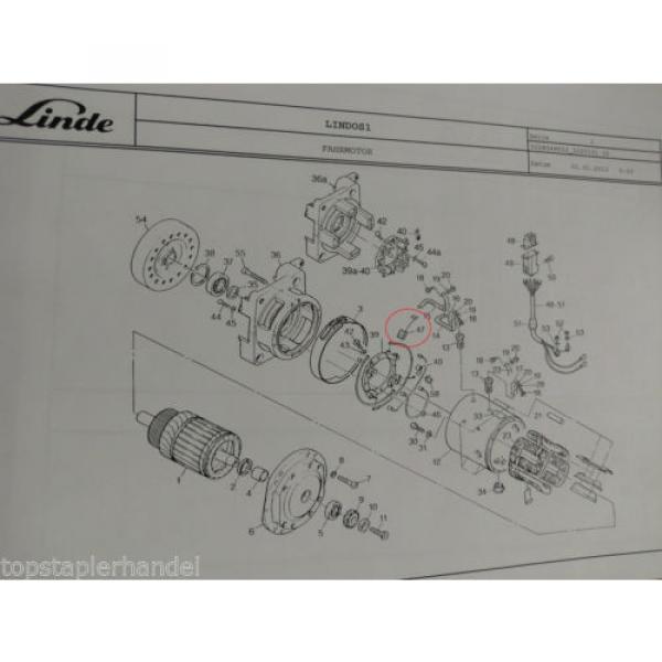 Escobilla De Carbón Motor De Tracción Linde Nº 0009718177 Tipo E12/ #3 image