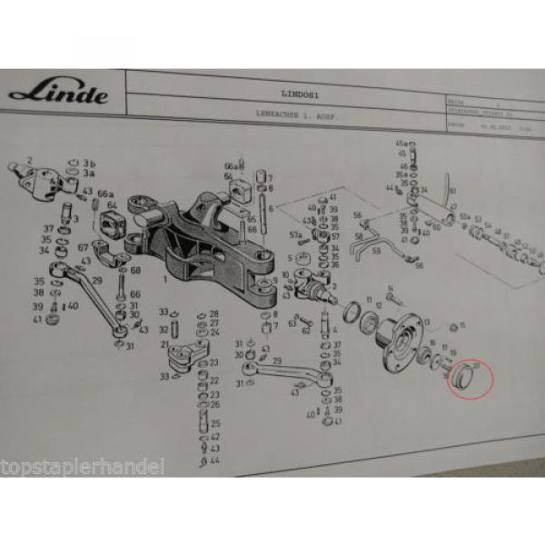 Tapacubos Linde Nº 3414540300 Tipo R, E, H BR113,115,322,324,325,330, 351 etc. #5 image