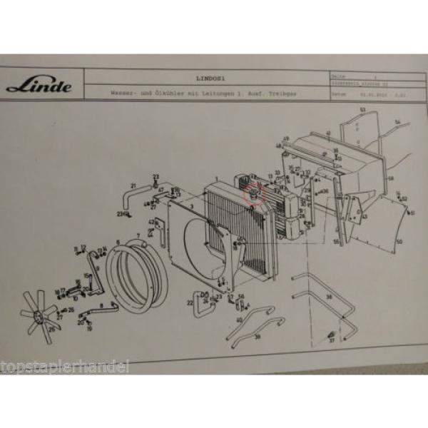 Tappo radiatore Linde 0009184606 H12/15 H20/25/30/35/40 BR 330,331,332 #4 image