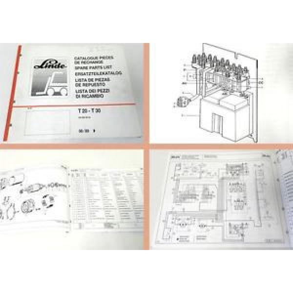 Ersatzteilkatalog Linde T20 T30 Hubwagen ab 6.1989 Parts List #1 image