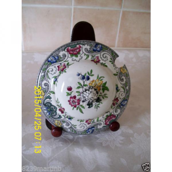 Minton M &amp; Co Linde Pattern Floral Lidded Sauce Tureen #6 image